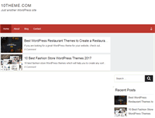 Tablet Screenshot of 10theme.com